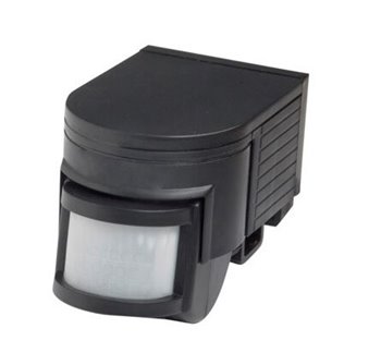 Robus Motion Detector 180ø in Black IP44