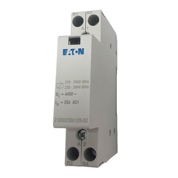 Eaton Modular Contactor 2P 25A 2 N/C 230V 193887