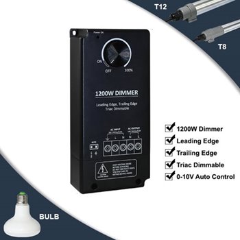 Poultry Dimming Control System 1%-100% 1200W 1 Channel LED