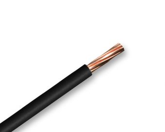 4mm Black PVC Single Cable 6491x (Per 1 Mtr)