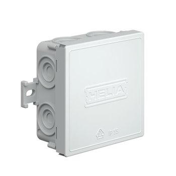 Junction Box 75x75x37mm IP55 Light Grey Kaiser