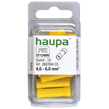 Haupa Crimp Butt Connector 2.5-6mm Red (10 Pack)