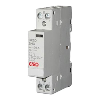 Garo 2 Pole 20 Amp Moduler Contactor Normally Open GK20-2NO