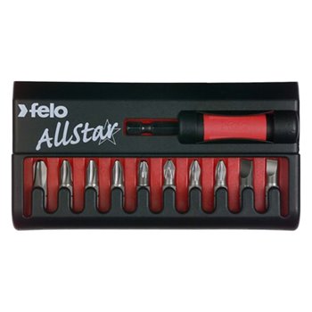 Felo Allstar Universal 10 Bit Box Set With Felo Star Holder 02090116