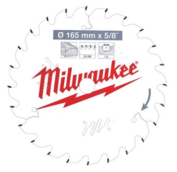 Milwaukee Skill Saw Blade 24 Teeth 4932471311
