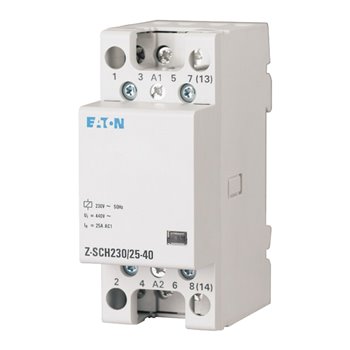 Eaton 4 Pole 25 Amp Modular Contactor 2NO+2NC 248849