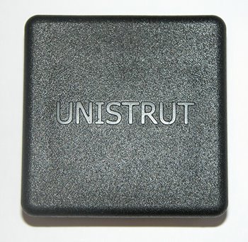 Unistrut End Cap 41x41mm Black