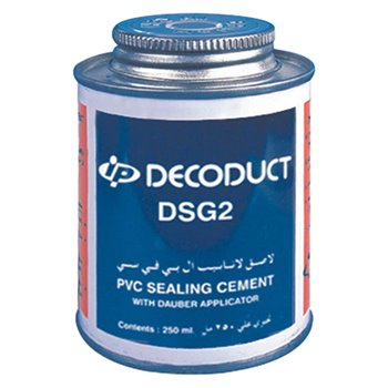 Decoduct PVC Solvent Cement With Applicator 250ml DSG2