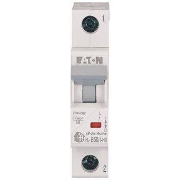 Eaton MCB 1P 50A B Curve 6KA xPolehome