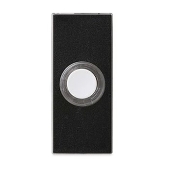 Friedland Illuminated Black Doorbell Push D534B