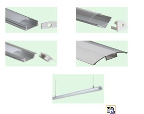 Prestlite Profile Recessed 2 Metre With Diffuser