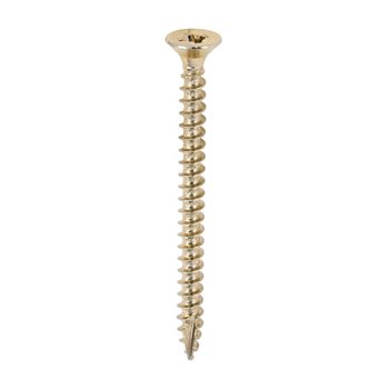 TIMco Woodscrew 4.0x50mm Yellow Box (Quantity 200)