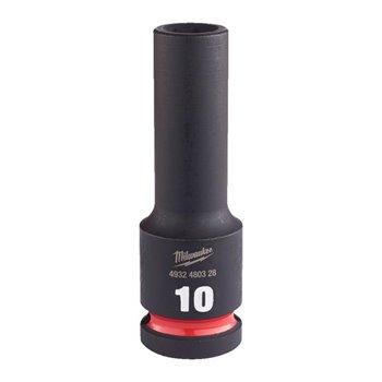 Milwaukee Hex Shockwave Socket 1/2 Deep 10mm