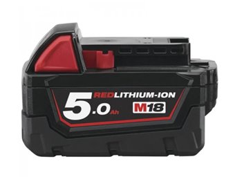 Milwaukee Battery 5AH Red Lithium-Ion 18V 4932430483 M18B5