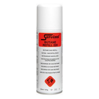 Servisol Butane Gas Refill 220 200ml (6100024000)