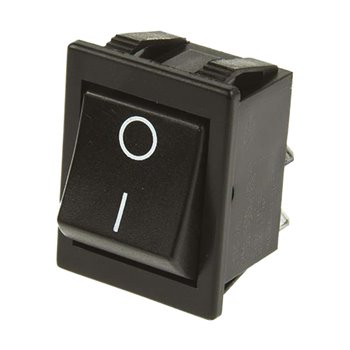 Rocker Switch On-Off DPST 16Amp 220-240V AC 30mm 22mm Panel Mounted 278-9828