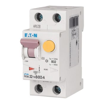 Eaton 2 Pole 32A 30mA B Curve RCBO 236727