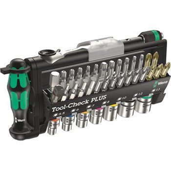 39 Piece Ratchet and bit set, WERA Tool-Check PLUS