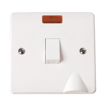 ​Click Mode 20A Plate Switch With Neon & Optional Flex Outlet CMA023