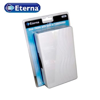 Eterna TCWH Doorbell / Doorchime Comes With Built-in Transformer White - TCWH