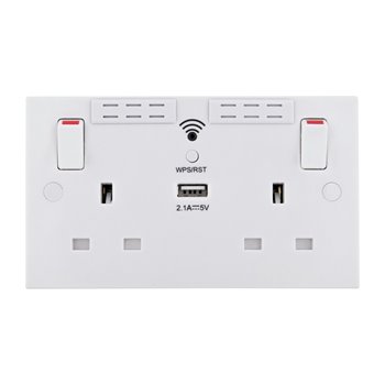 Wi-Fi Socket Range Extender with USB