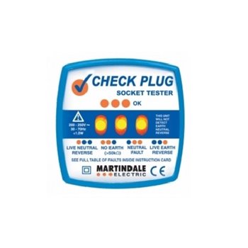 Martindale BZ101 (Buzz-It) 240V Socket Tester With Audible Buzzer - MARBZ101