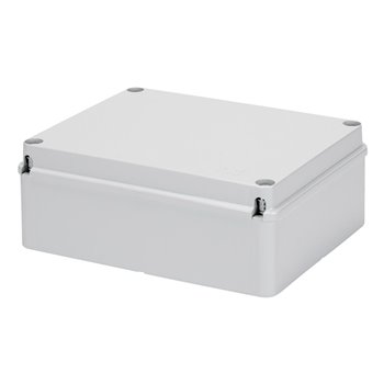 Gewiss Junction Box with Plain Screwed Lid 190x140x70mm GW44207