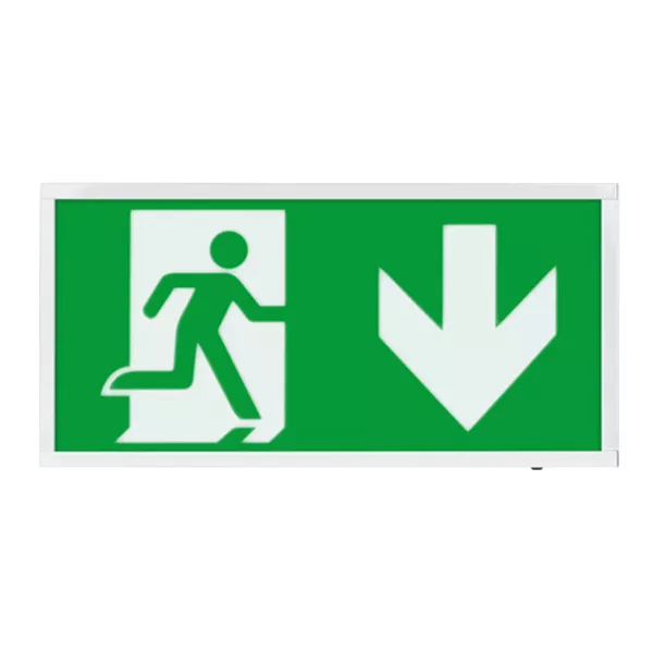 Espi Duceri Emergency Exit Box 3w Led Maintained Sign Down