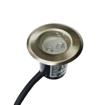 Recessed Deck Light LED White 40mm 0.3W E2LED