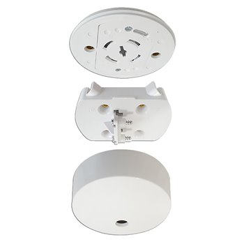 Eterna Ceiling Rose Un-Wired Plug In 4 Pin CR10
