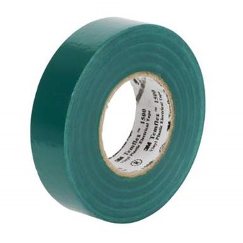 Insulating Tape Green 19mm X 20mtr 3M