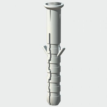 M8 x 40mm TIMco Nylon Plugs Grey 10 Pack - TIMpak 08NLPP