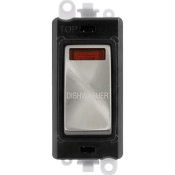 Click GridPro 20AX DP Switch With Neon Module GM2018NBKSC-DW