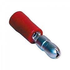 Crimp Bullet Connector Male 1.5mm Red RMB40VR