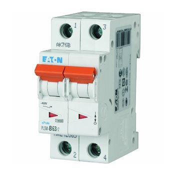 Eaton MCB 2P 63A Type B 10kA 242385