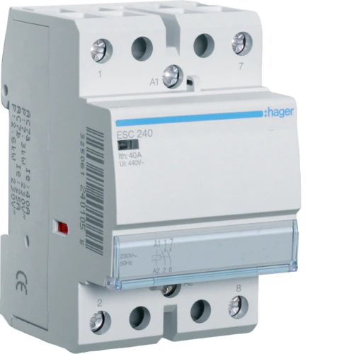 Hager Modular Contactor 40A 2 N/O 230V